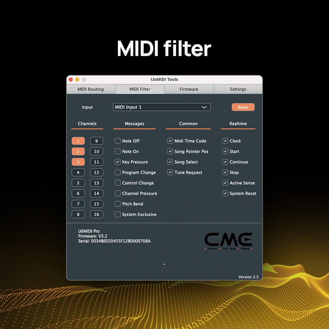 U6MIDI Pro - MIDI Interface with Router, Mapper, and Filter - Plug-And-Play USB MIDI for Computers - Standalone 3-In-3-Out MIDI for Merge, Split, Thru